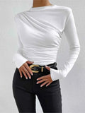 Slim Fit T Shirt Women Long Sleeve