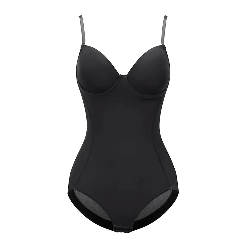 Slimming Underwear Bodysuits Shapewear Women - black / XXL