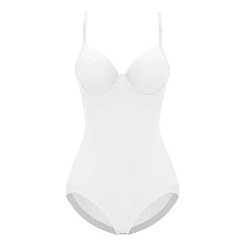 Slimming Underwear Bodysuits Shapewear Women - WHITE / S