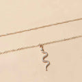 Snake Necklace Female Minority Simple - Gold - electronic accessories