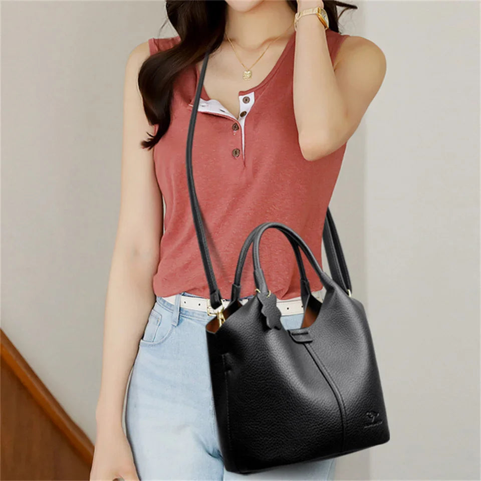 Soft Leather Handbags for Women Vintage