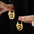 Spiral Design Ear Ring Retro Geometry - Gold - electronic accessories