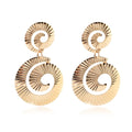 Spiral Earrings - Gold - electronic accessories