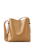 Split leather Cowhide Women Shoulder Bag