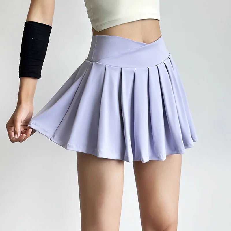Sports Short Skirt Women - S / purple