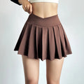 Sports Short Skirt Women - S / brown