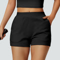 Sports Straight Casual Shorts Women’s - black / S