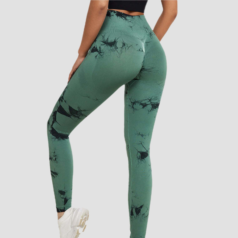 Sports Trousers Skinny Peach Hip Raise High Waist - Other