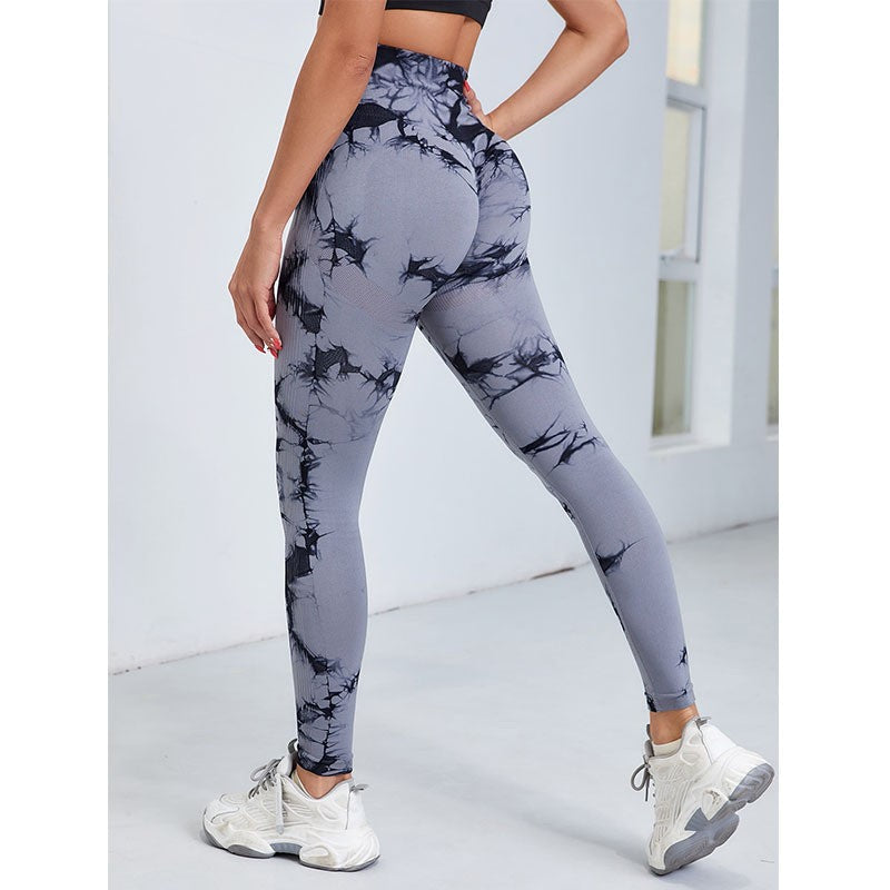 Sports Trousers Skinny Peach Hip Raise High Waist - Gray / L - Other