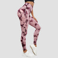 Sports Trousers Skinny Peach Hip Raise High Waist - Gray Pink Purple / L - Other