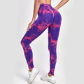 Sports Trousers Skinny Peach Hip Raise High Waist - Purple Pink / L - Other