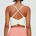 Sports Underwear Women’s Cross Beauty Back Vest Yoga - White Beige / L - Other