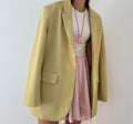 Spring / Summer Women Fashion Linen Basic Jacket