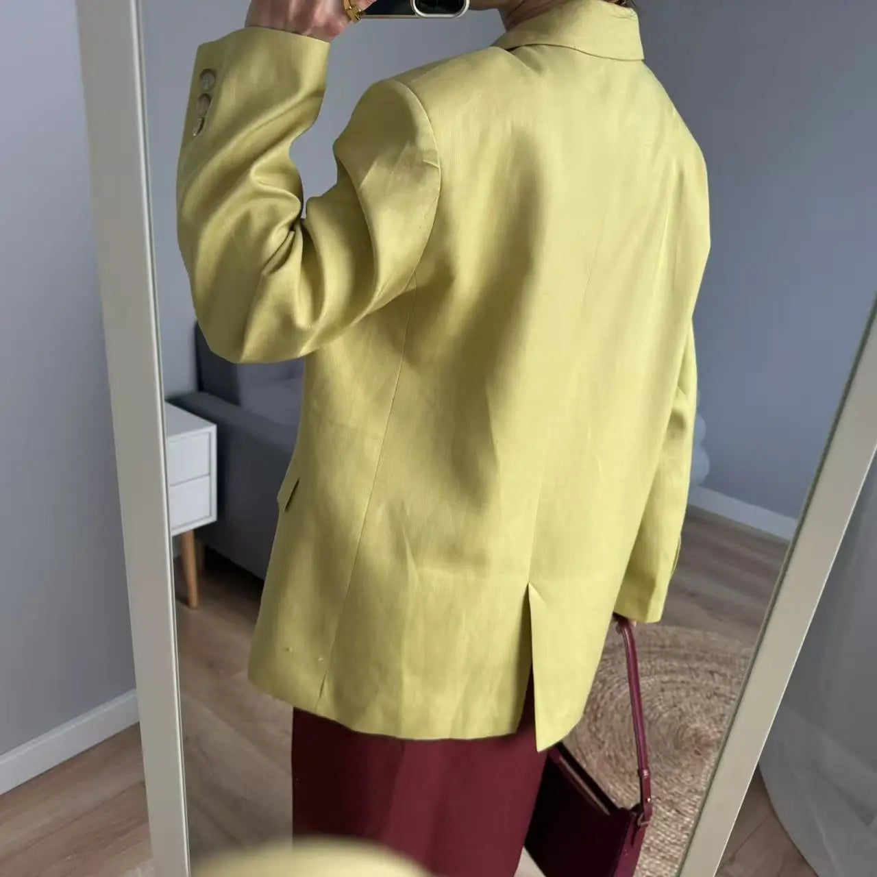 Spring / Summer Women Fashion Linen Basic Jacket