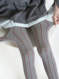 Spring Women’s Tights Striped Patchwork