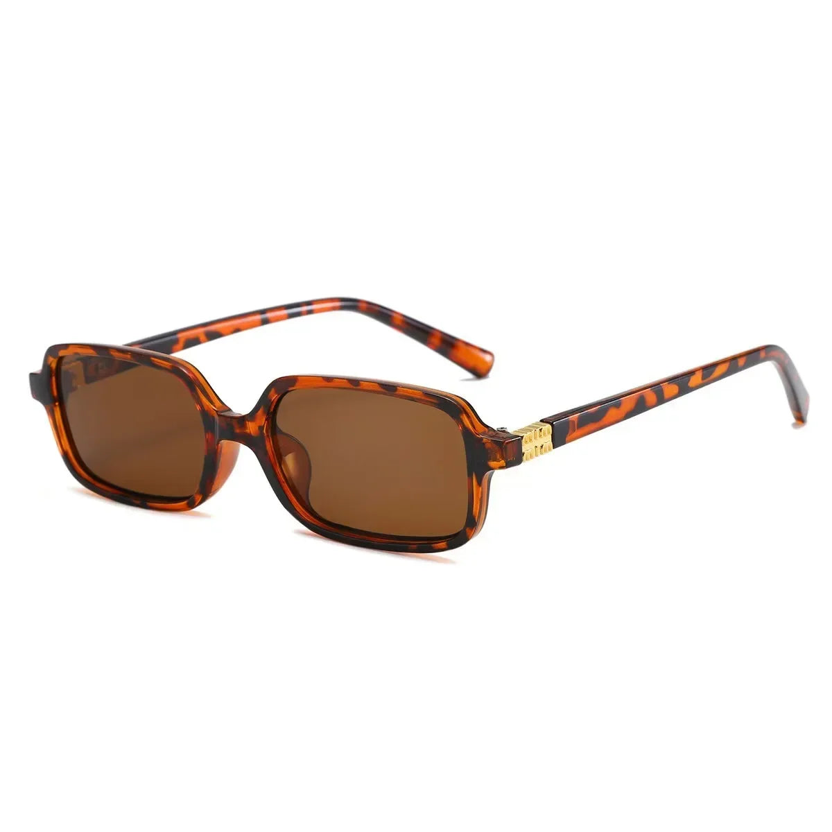 Square Sunglasses for Women - Leopard Brown / As the photo