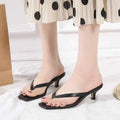 Square Toe Clip Sandals for Women