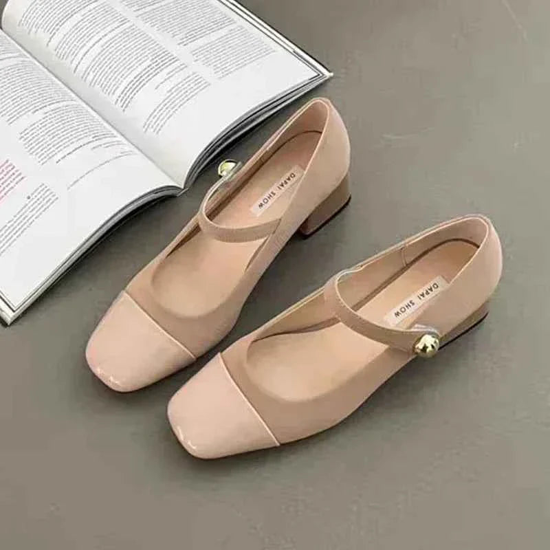 Square Toe High Heels Shoes