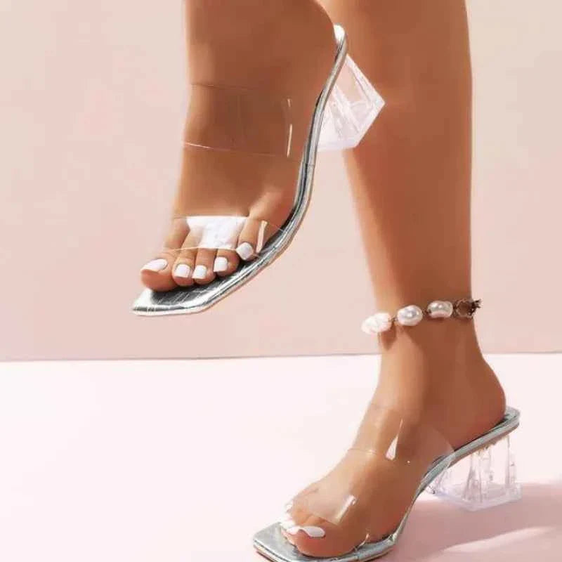 Square Toe Shallow Slippers High Quality