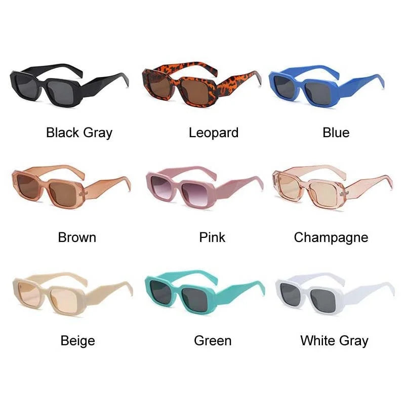 Square Vintage Sunglasses Woman