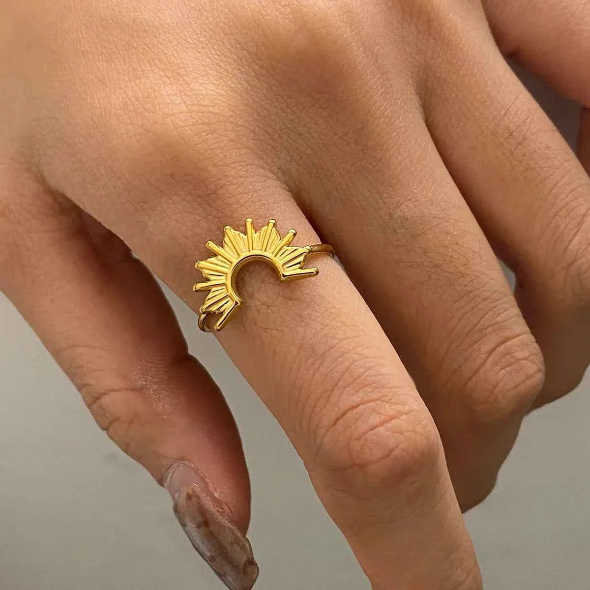 Stainless Steel 3pcs Ring Set