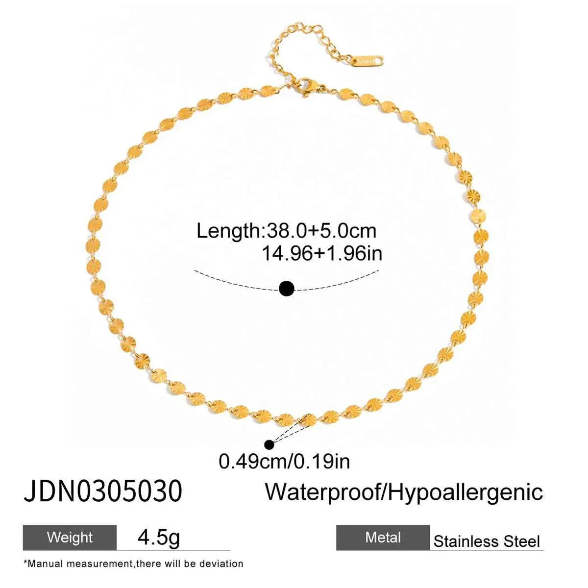 Stainless Steel Butterfly Circular Handmade Chain Necklace