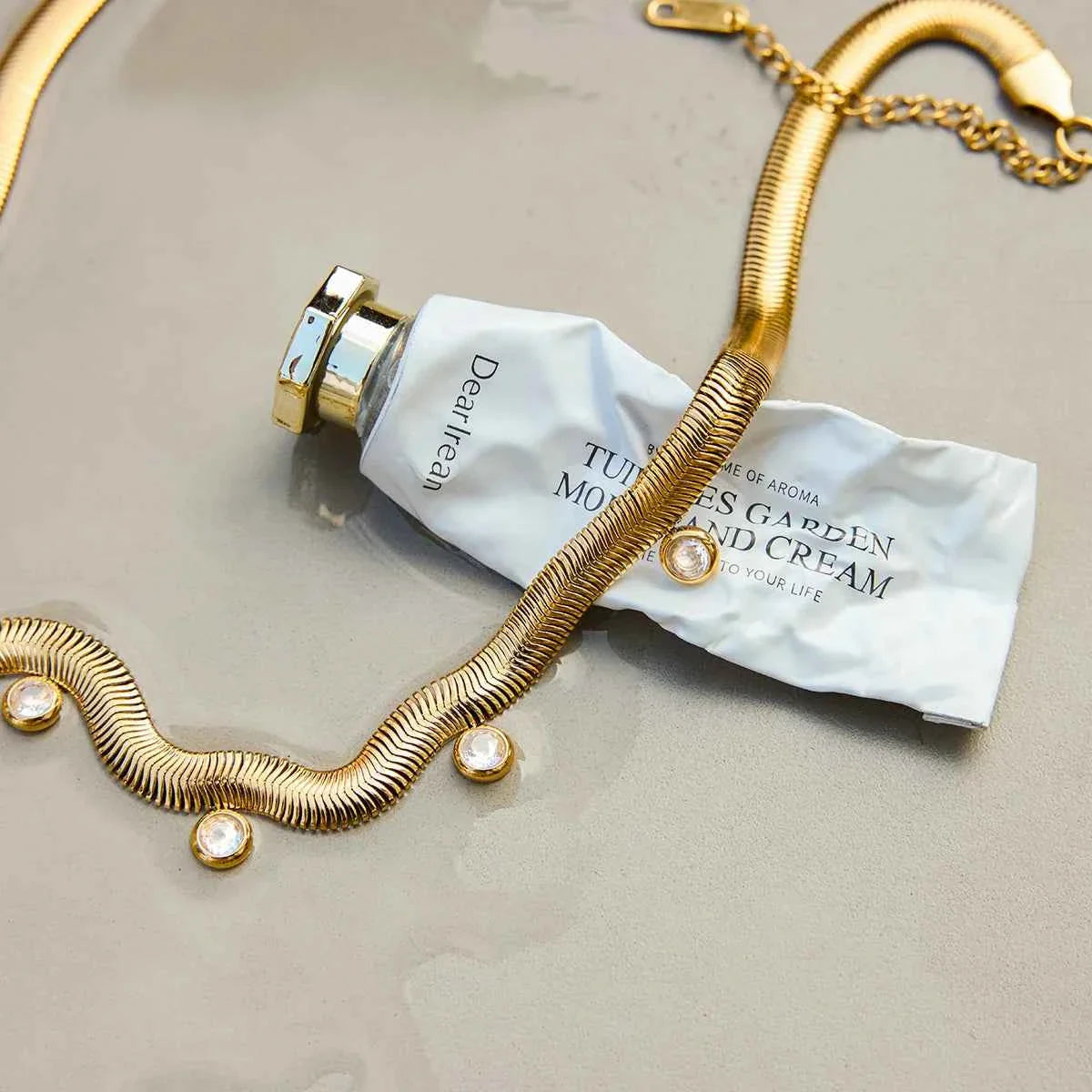 Stainless Steel Classic Snake Chain Necklace