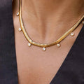 Stainless Steel Classic Snake Chain Necklace