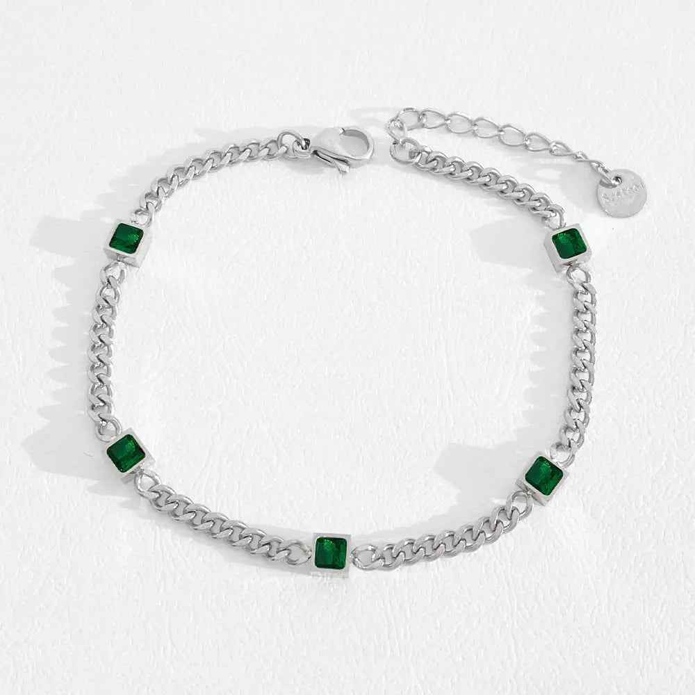 Stainless Steel Electroplated Small Golden Beads Multi-layer Twin Bracelet - B469 Style - electronic accessories