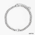 Stainless Steel Electroplated Small Golden Beads Multi-layer Twin Bracelet - P729 Style - electronic accessories