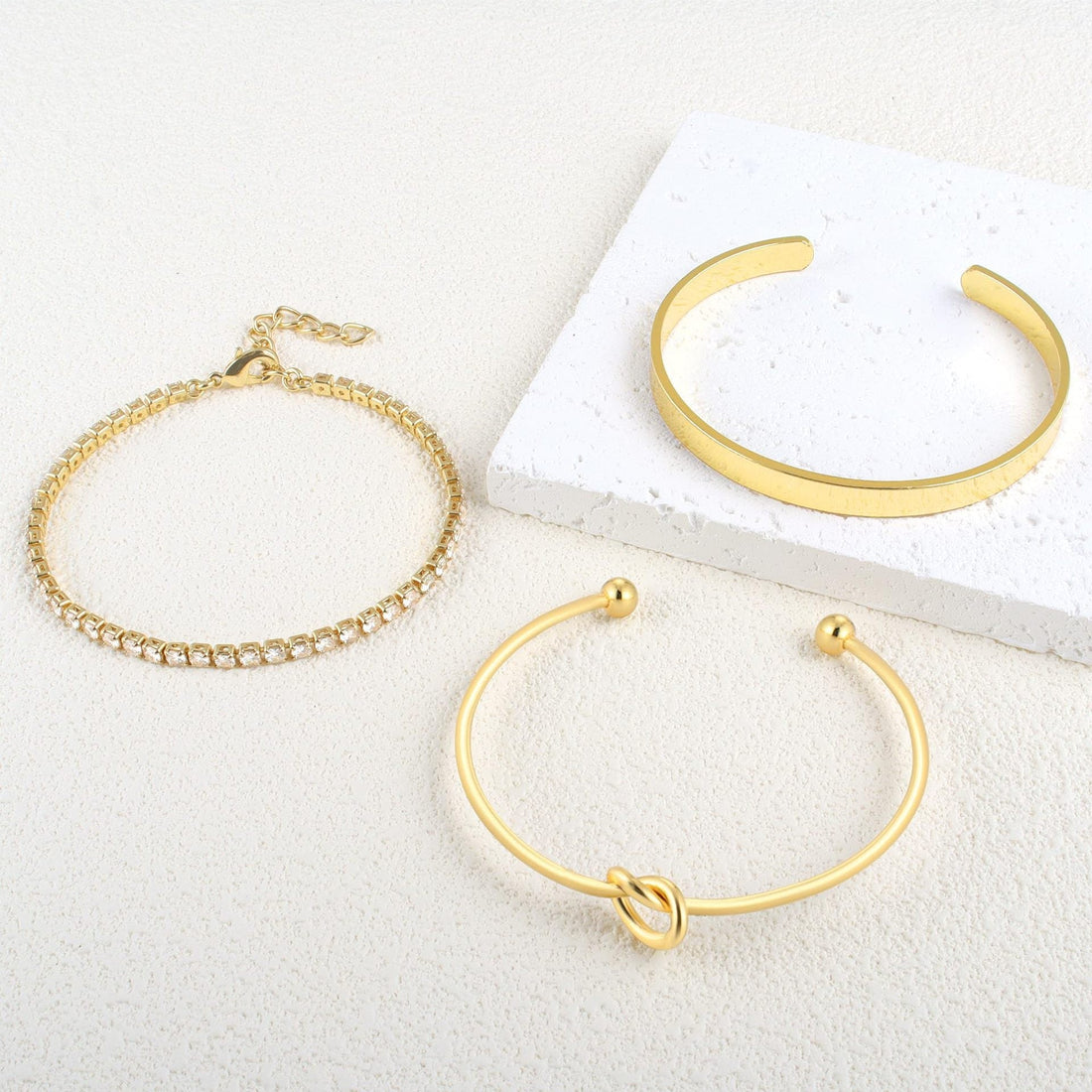 Stainless Steel Heart Knot Bracelet - electronic accessories