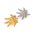 Stainless Steel Maple Leaf Ring Titanium No Fading - electronic accessories