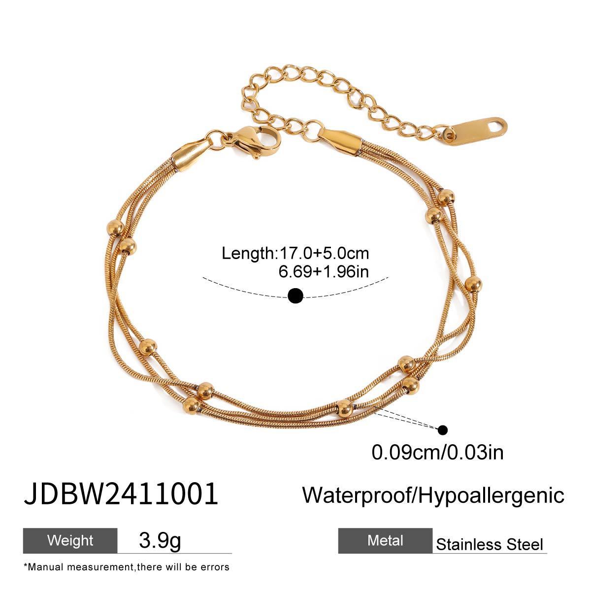 Stainless Steel Mitten-type Bracelet Female Special-interest Design - JDBW2411001 - electronic accessories