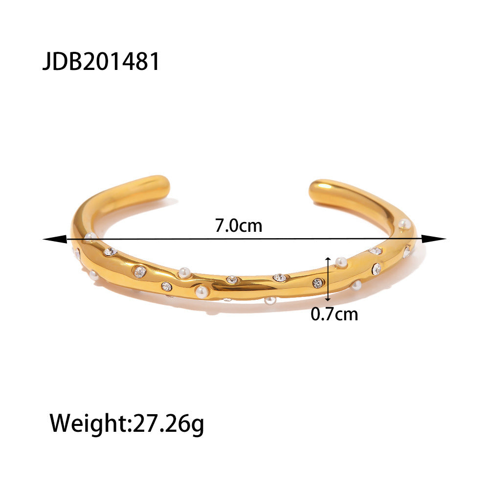 Stainless Steel Mitten-type Bracelet Female Special-interest Design - JDB201481 - electronic accessories