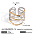 Stainless Steel Ring Titanium No Fading - JDRW2407008PS - electronic accessories
