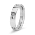 Stainless Steel Women’s Five-pointed Star Inlaid Zircon Classic Style Plated 18K - electronic accessories
