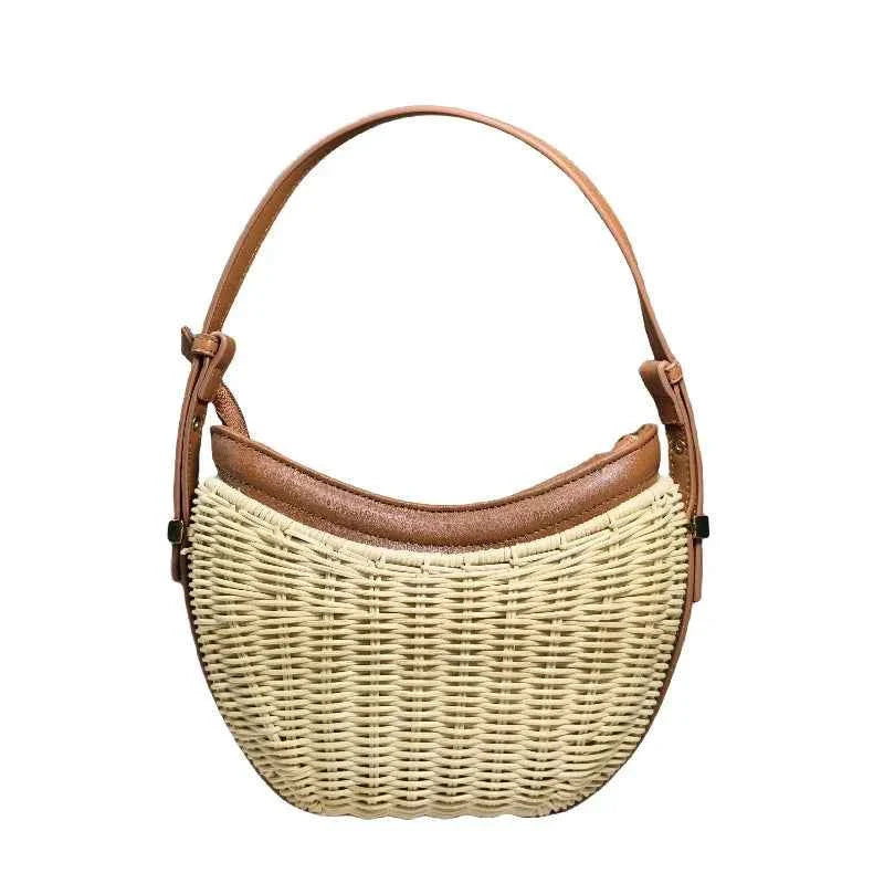 Straw Shoulder Women's Bag