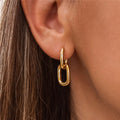 Stylish Glossy Earrings - electronic accessories