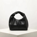 Stylish Twist Square Bag - black
