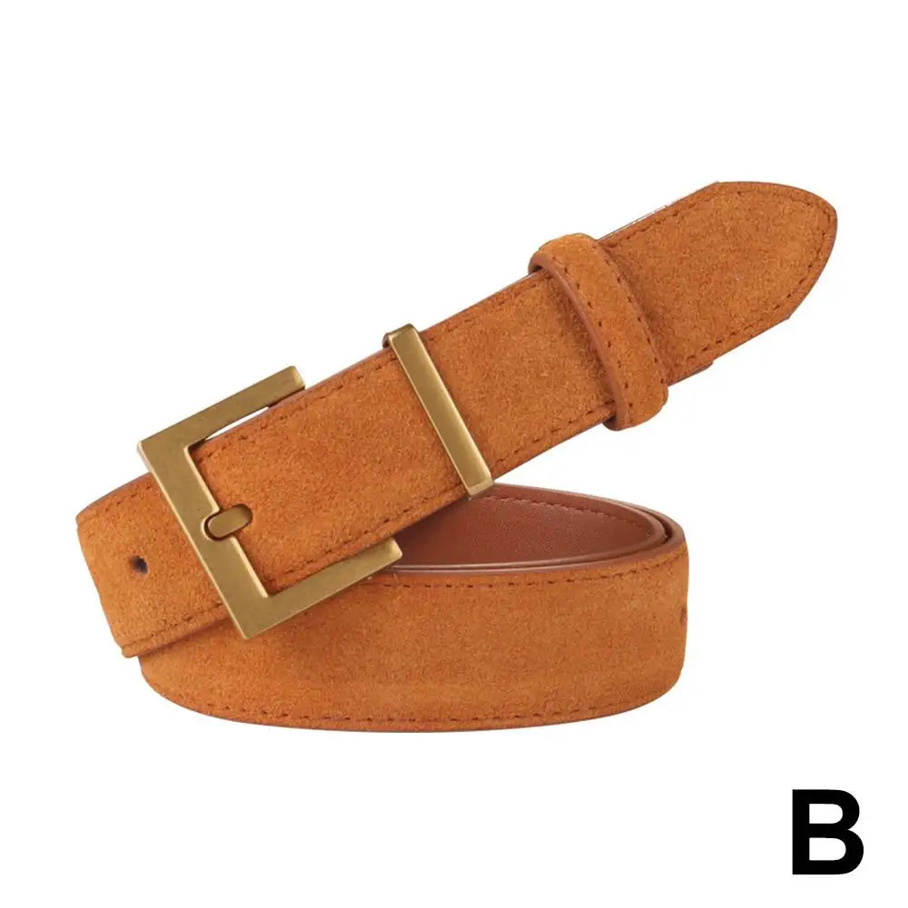 Suede Leather Belt For Women
