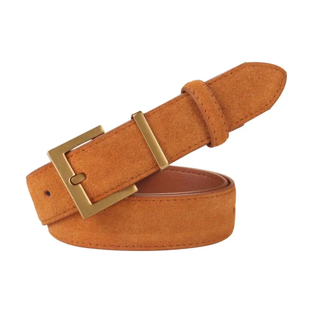 Suede Leather Belt For Women