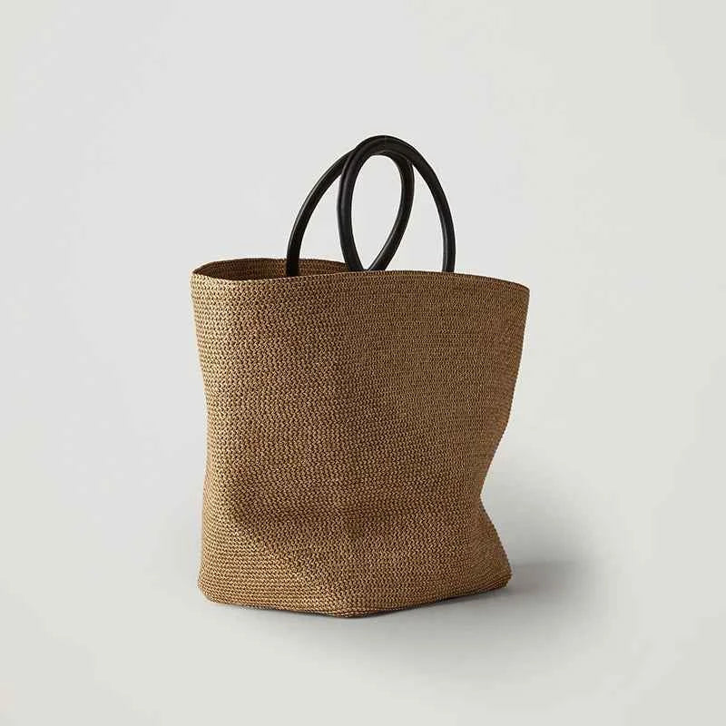 Summer Beach Vacation Bucket Type Beach Bag