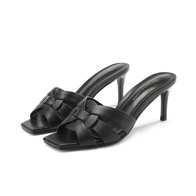 Summer Elegant Women’s High Heels - black / 34 / CHINA