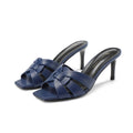 Summer Elegant Women’s High Heels - DEEP BLUE / 35 / CHINA