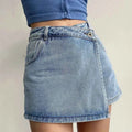 Summer High-waisted Slimming Denim Skirt For Women
