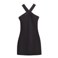 Summer Stretch Hanging Collar Comfortable Sleeveless Sling Dress - Other