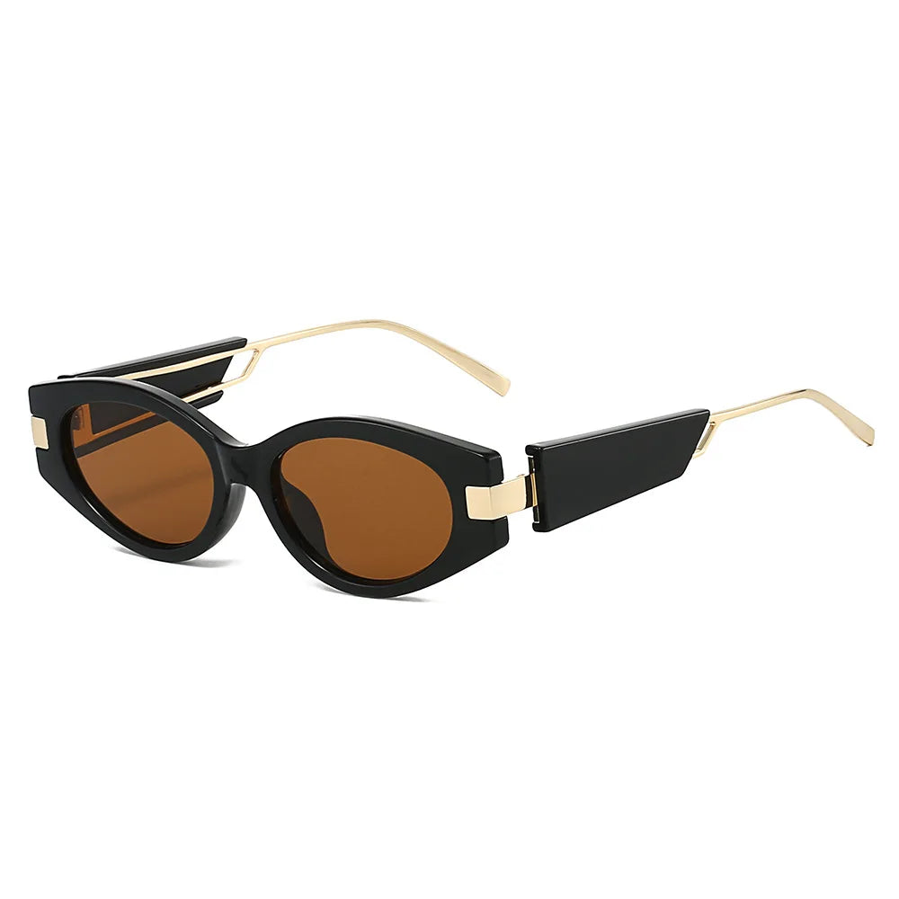 Sunglasses Women Cat Eye - Black Tea