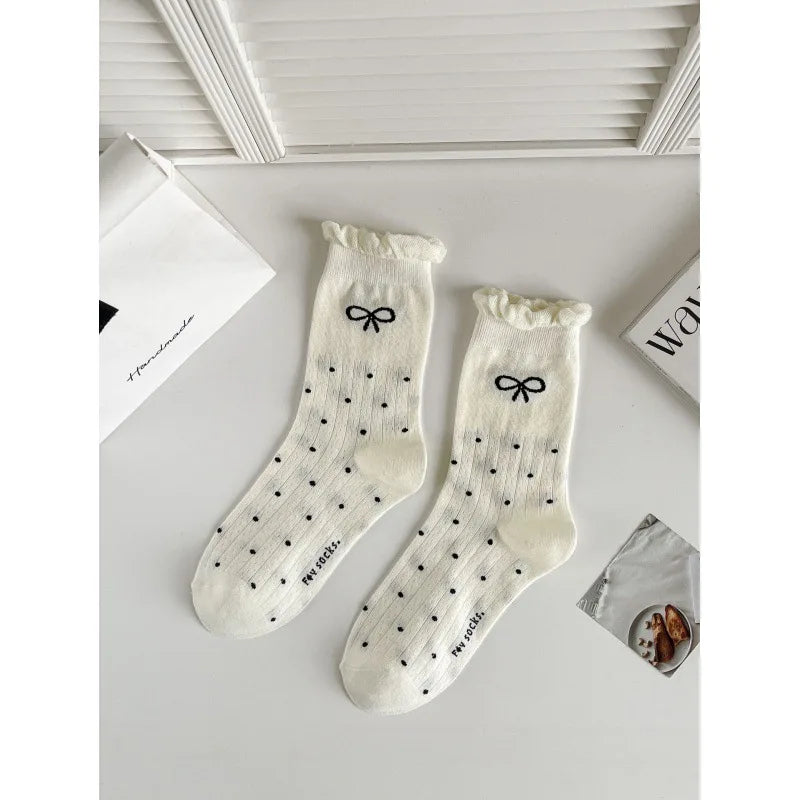 Sweet Ballet Style Ultrathin Breathable Socks for Women - 2 / one size