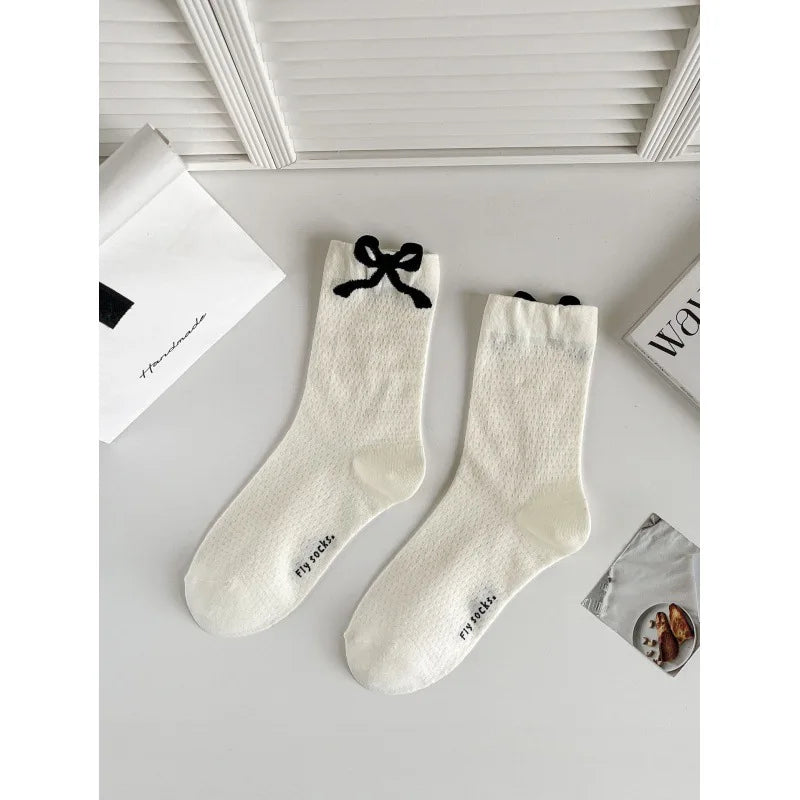 Sweet Ballet Style Ultrathin Breathable Socks for Women - 3 / one size