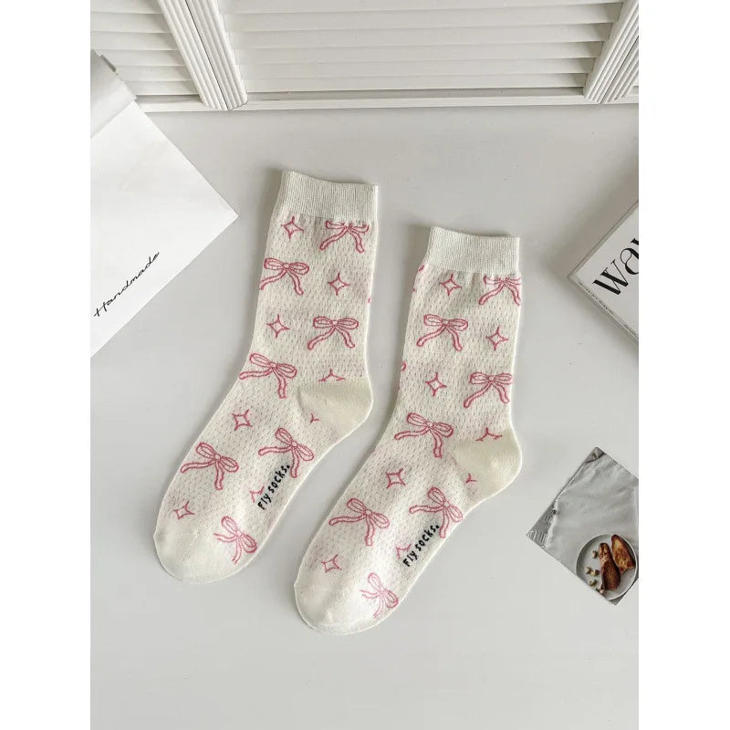 Sweet Ballet Style Ultrathin Breathable Socks for Women - 4 / one size